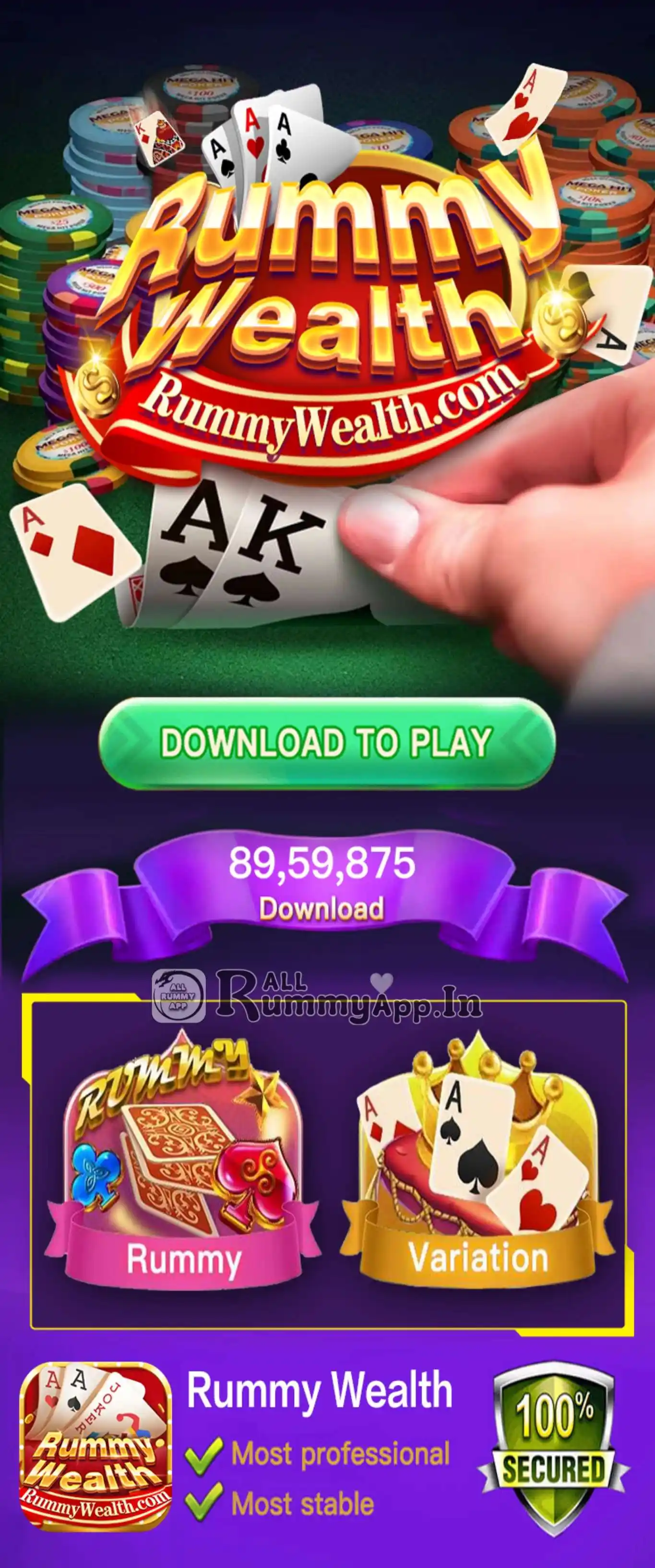 Rummy Wealth App